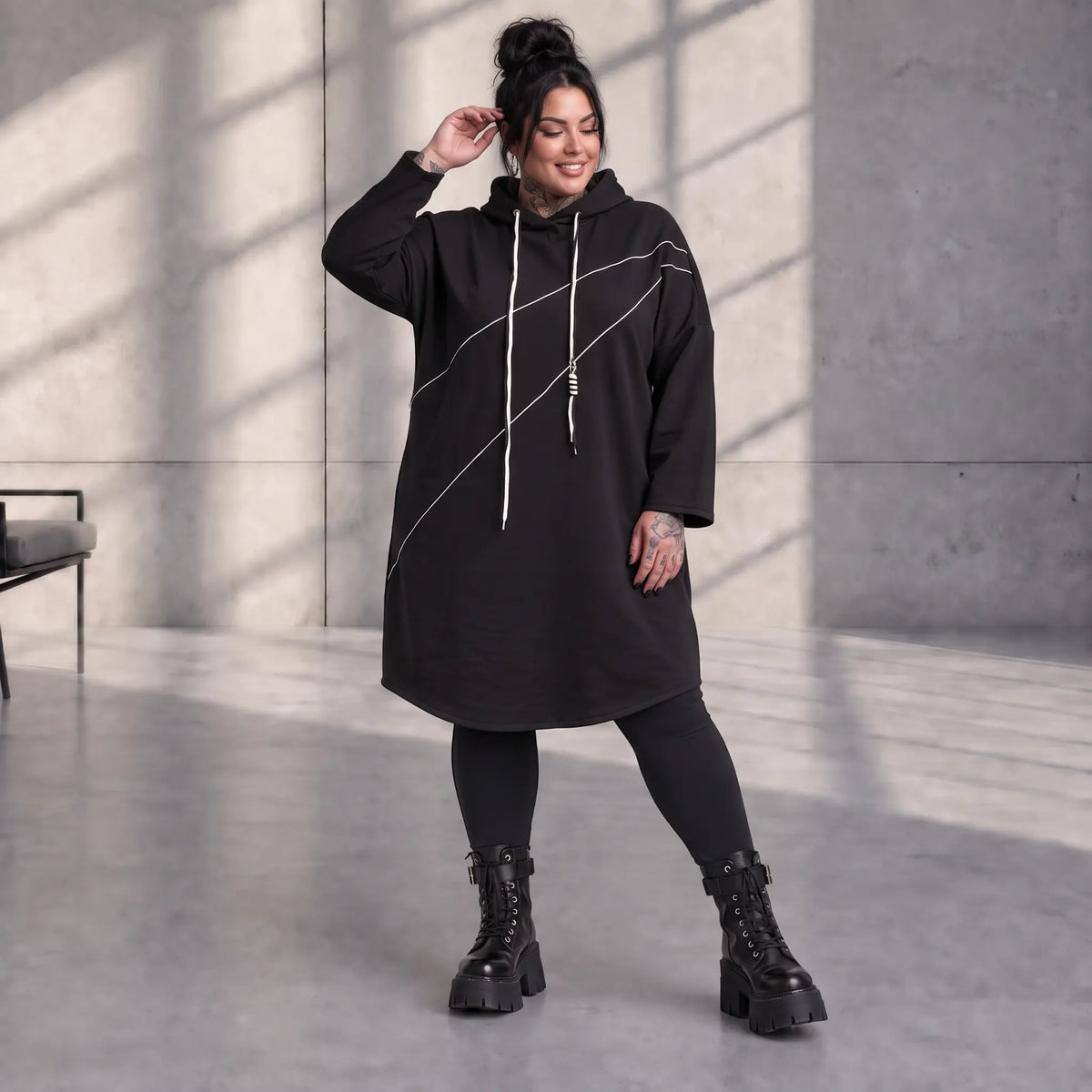 Funky Diva · Hoody · CrossDiva · KD544 · MidnightBlack