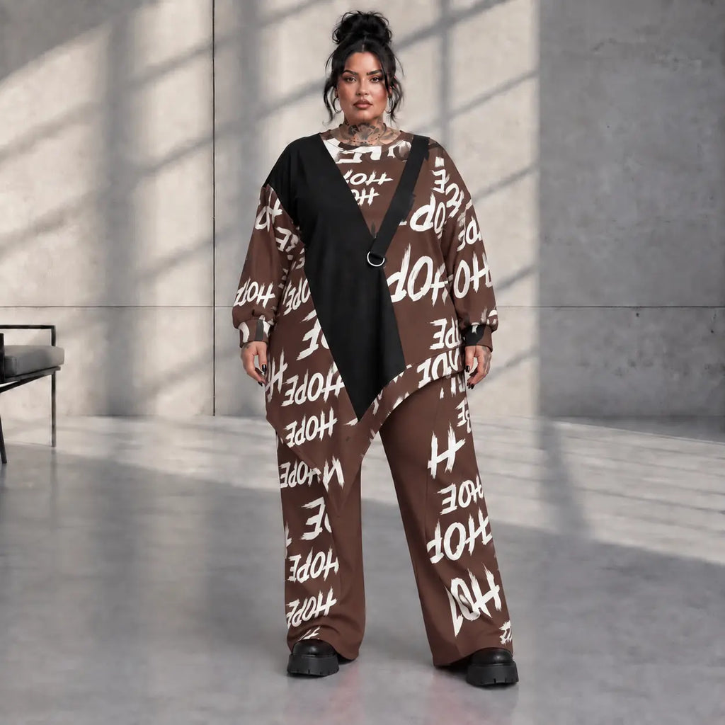 Funky Diva · Shirt · CrossDiva · KD551 · Espresso