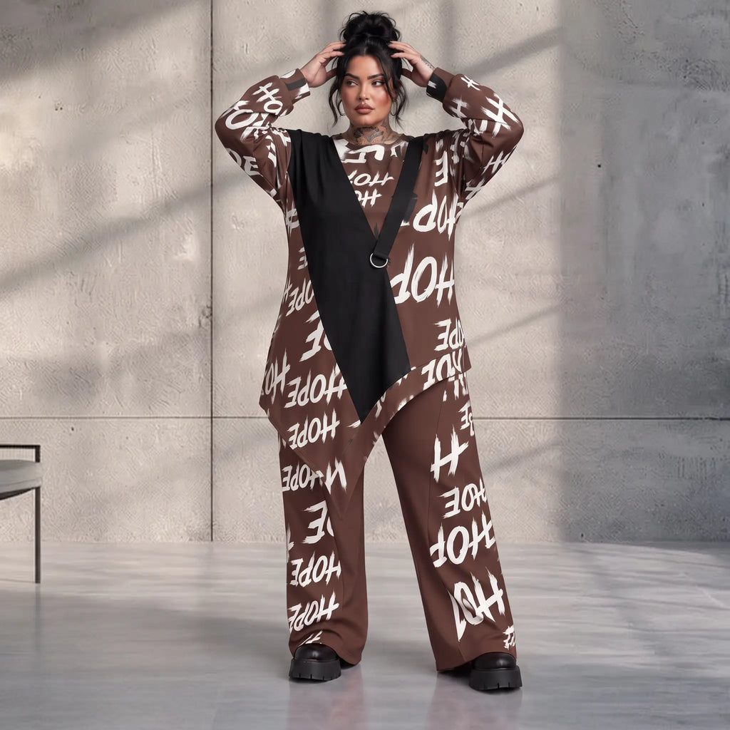 Funky Diva · Shirt · CrossDiva · KD551 · Espresso