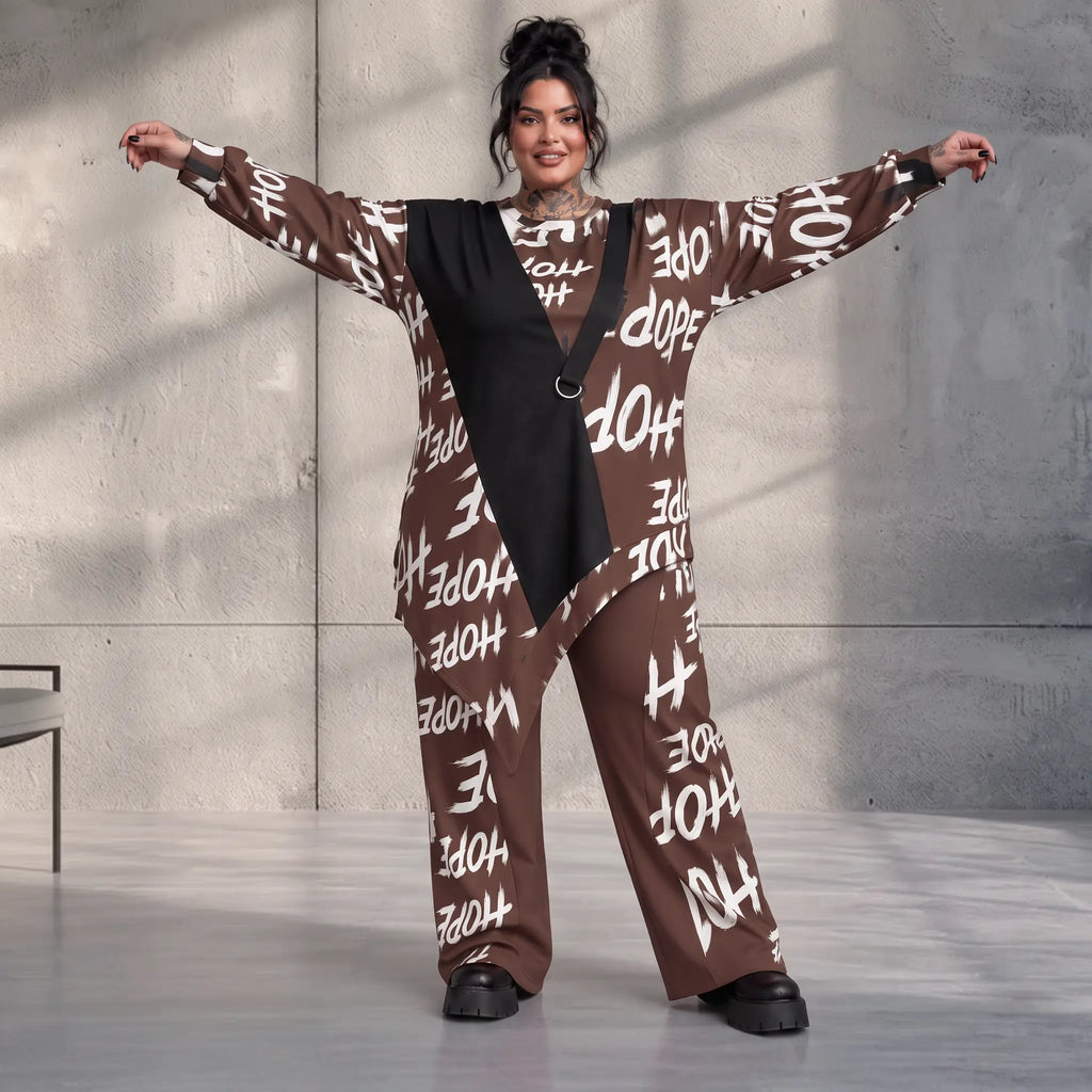 Funky Diva · Shirt · CrossDiva · KD551 · Espresso