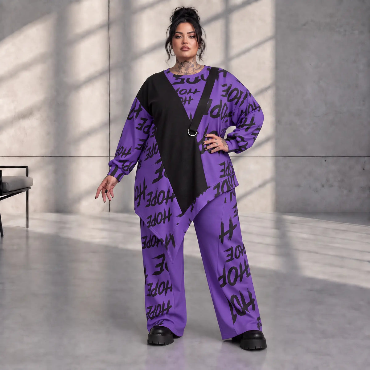 Funky Diva · Shirt · CrossDiva · KD551 · PurpleCross