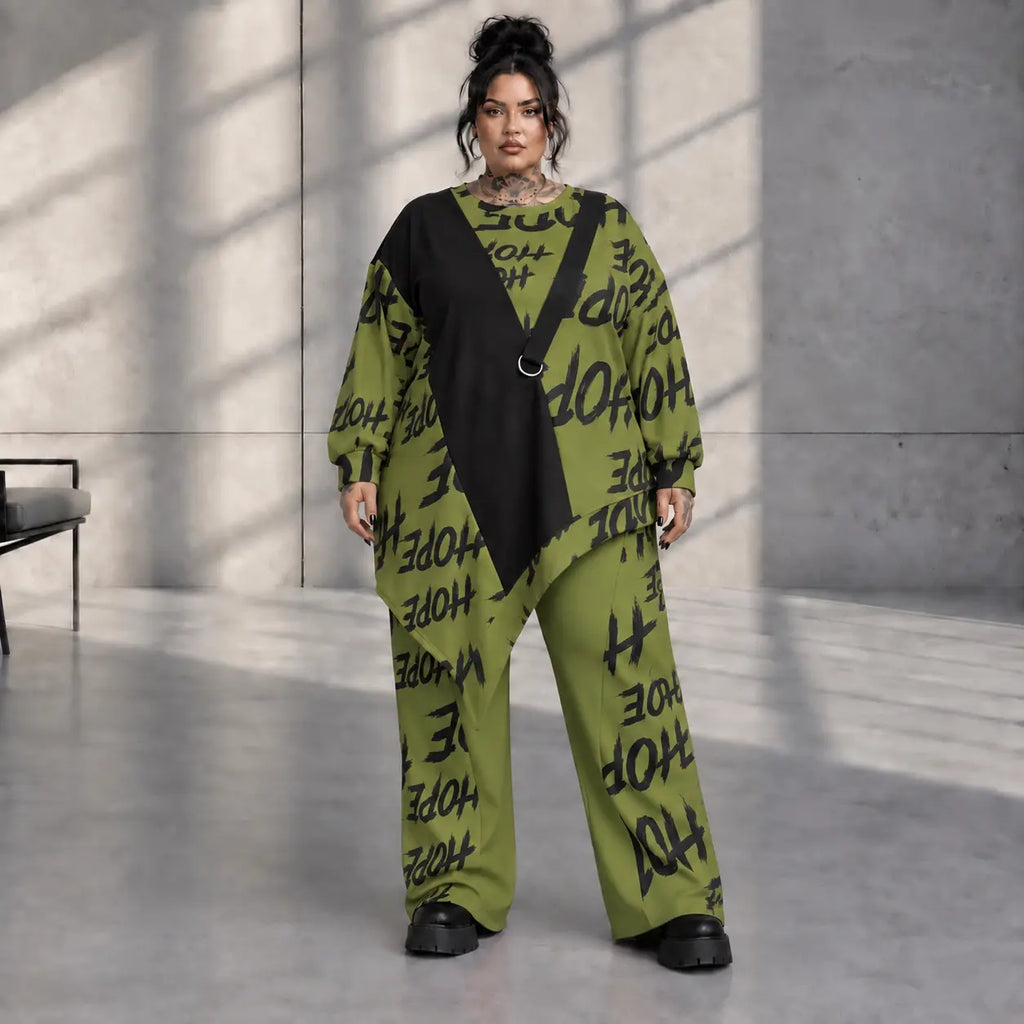 Funky Diva · Shirt · CrossDiva · KD551 · OliveGreen