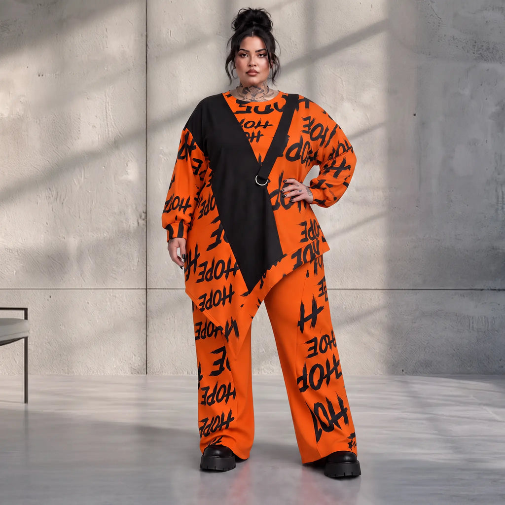 Funky Diva · Shirt · CrossDiva · KD551 · RustyOrange