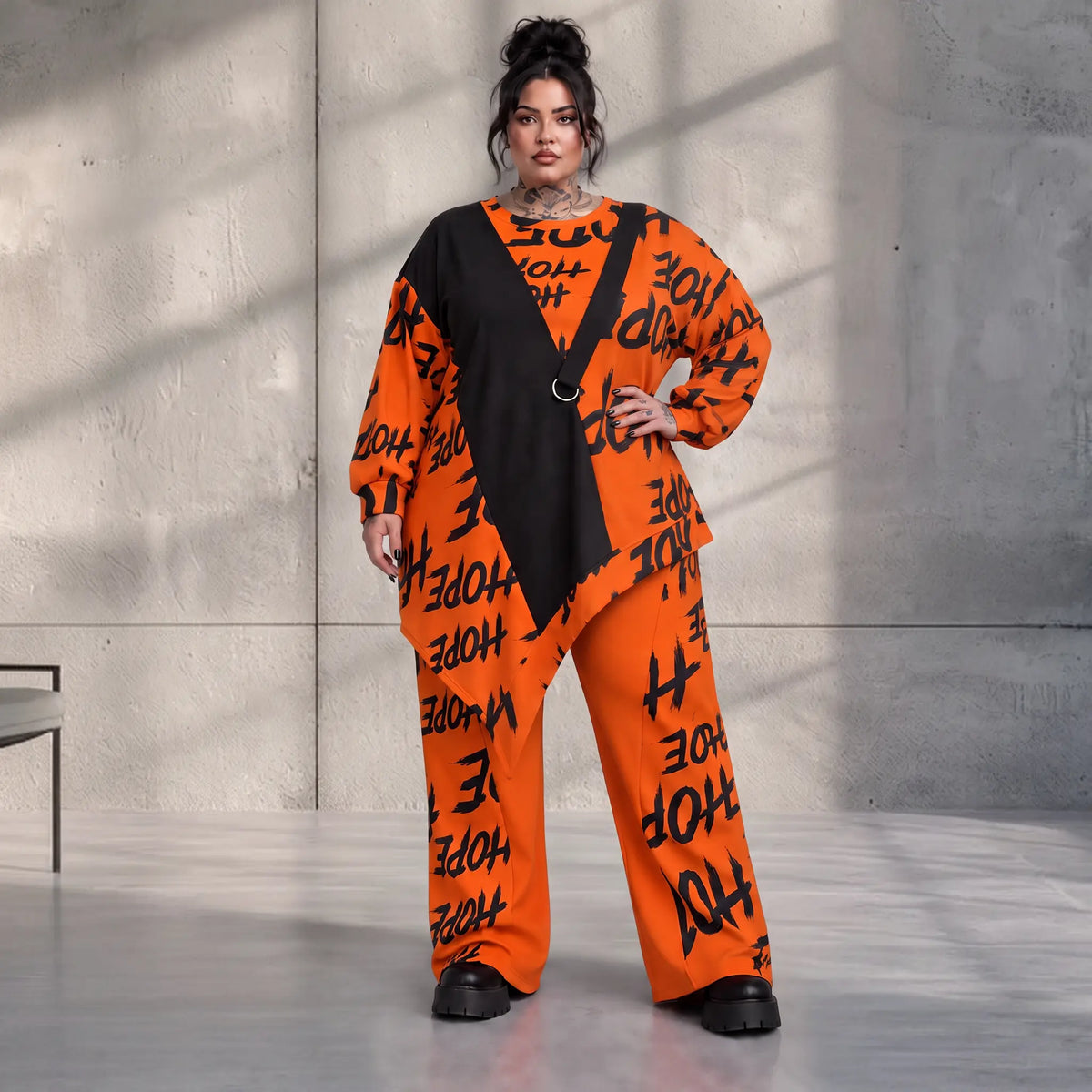 Funky Diva · Shirt · CrossDiva · KD551 · RustyOrange