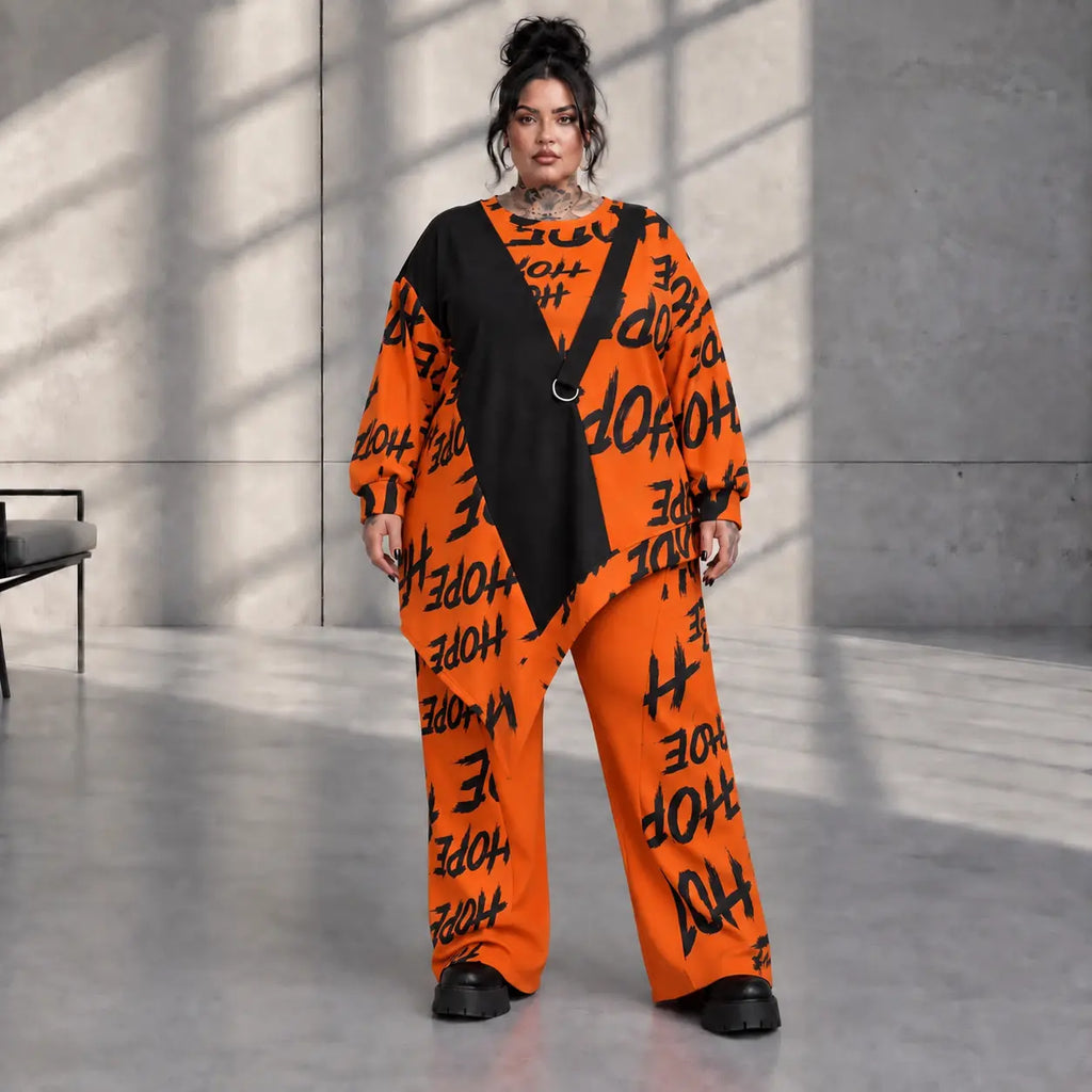 Funky Diva · Shirt · CrossDiva · KD551 · RustyOrange
