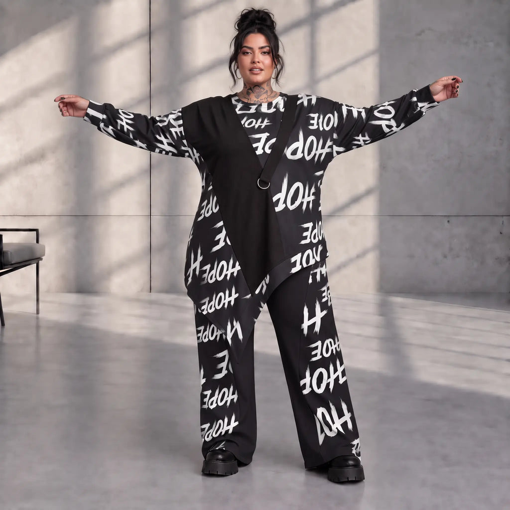 Funky Diva · Shirt · CrossDiva · KD551 · MidnightBlack
