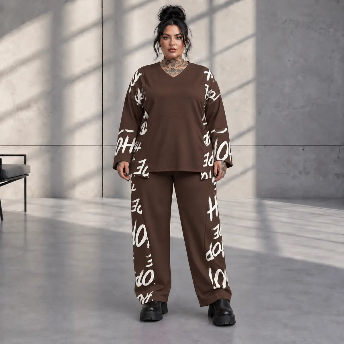 Funky Diva · Shirt · CrossDiva · KD540 · Espresso