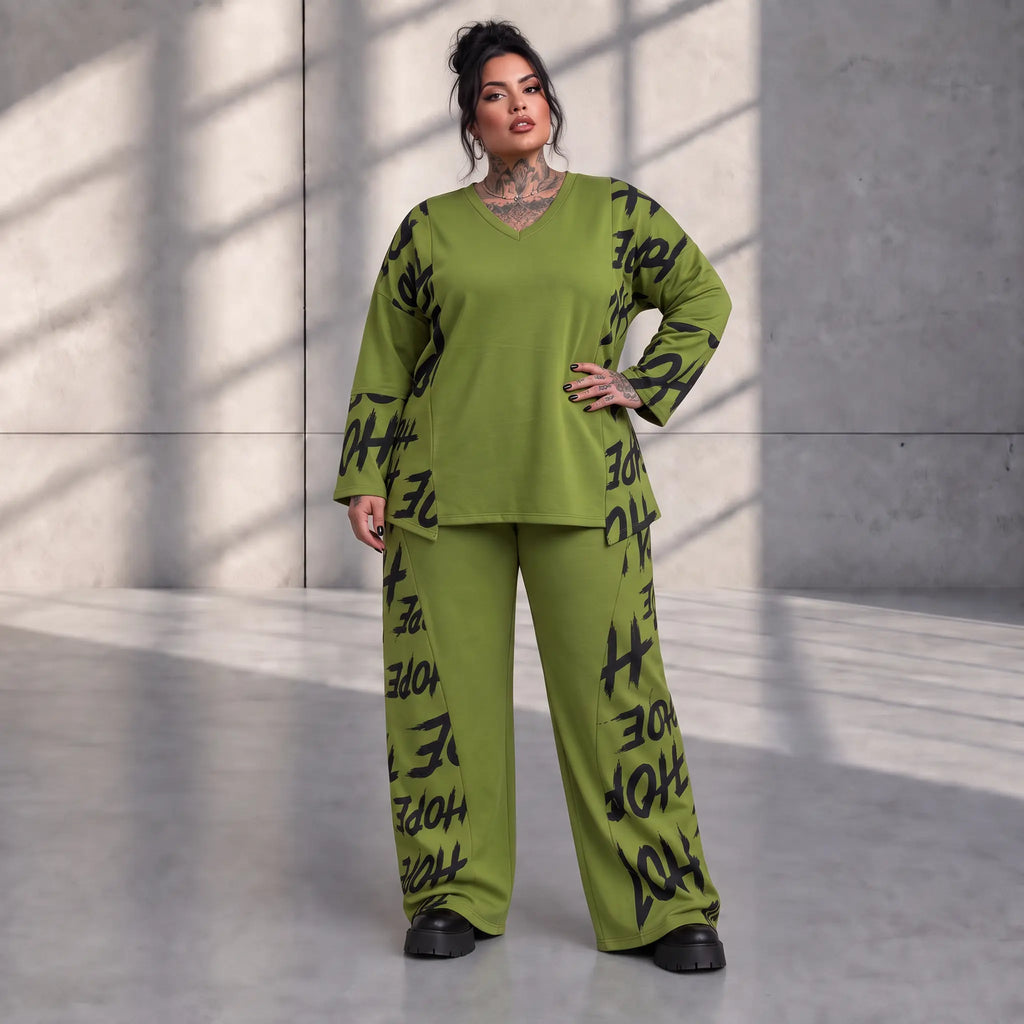 Funky Diva · Shirt · CrossDiva · KD540 · OliveGreen