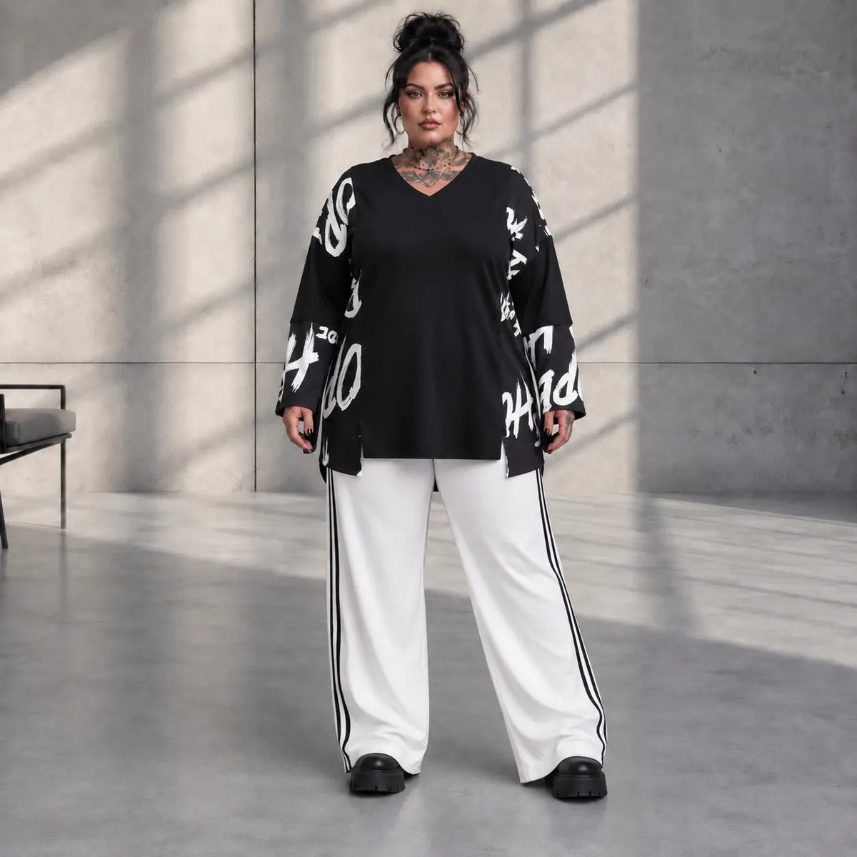 Funky Diva · Shirt · CrossDiva · KD540 · MidnightBlack