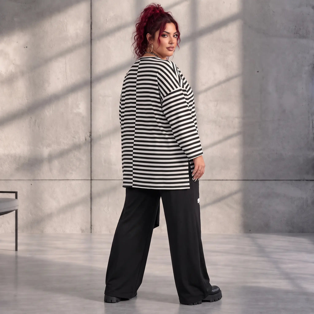 Funky Diva · Shirt · StripeDiva · KD546 · DuoBlack
