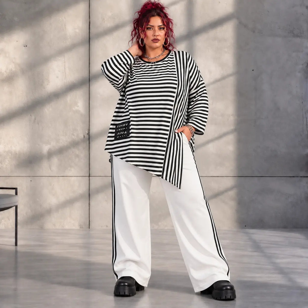Funky Diva · Shirt · StripeDiva · KD555 · DuoBlack