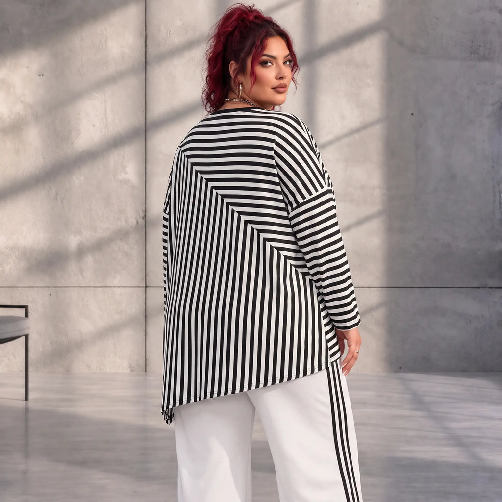 Funky Diva · Shirt · StripeDiva · KD555 · DuoBlack