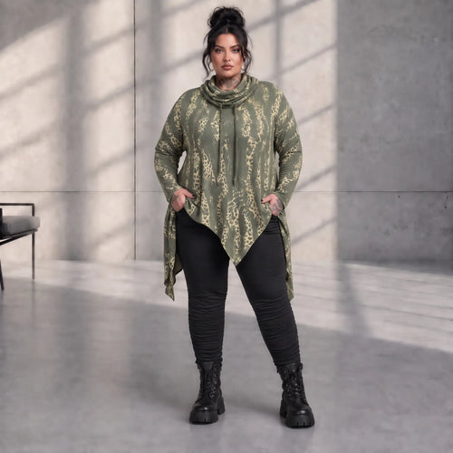 Funky Diva · Shirt · KittyDiva · 7S780 · KittyGreen