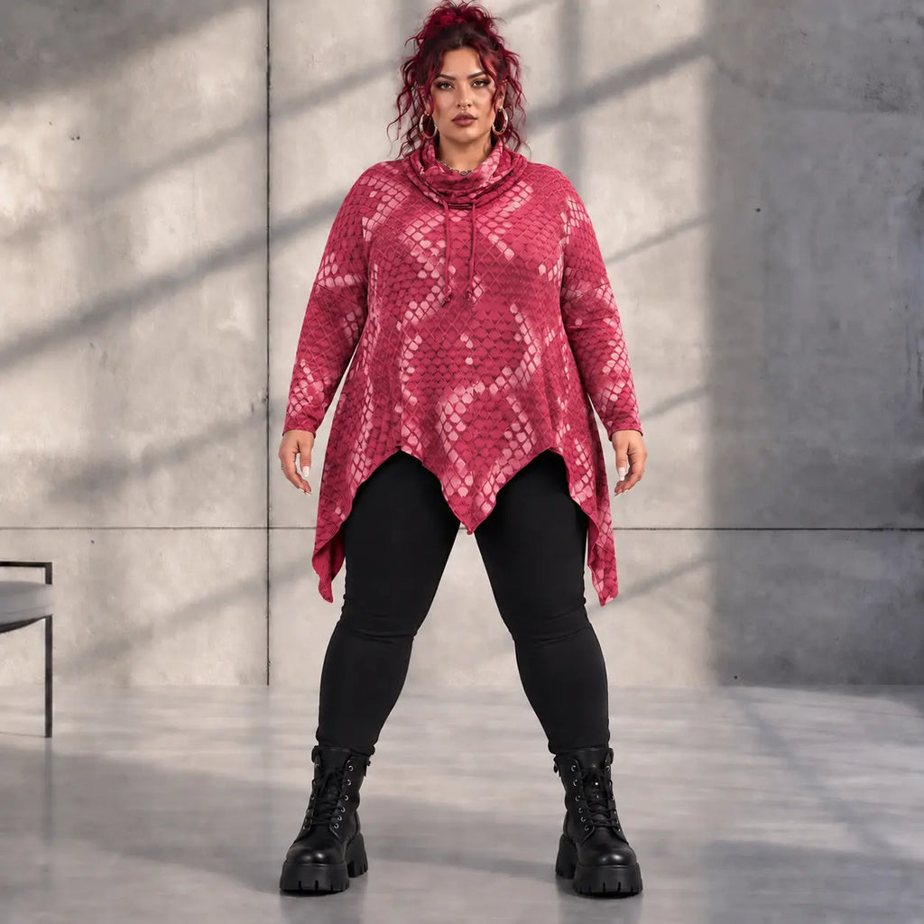 Funky Diva · Shirt · SnakeDiva · 7S790 · WineRed