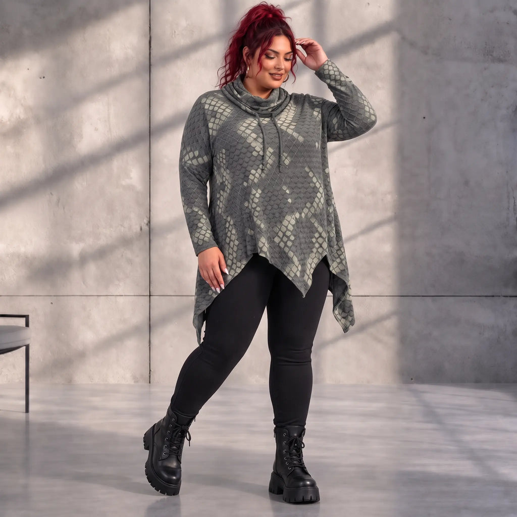 Funky Diva · Shirt · SnakeDiva · 7S790 · Grey