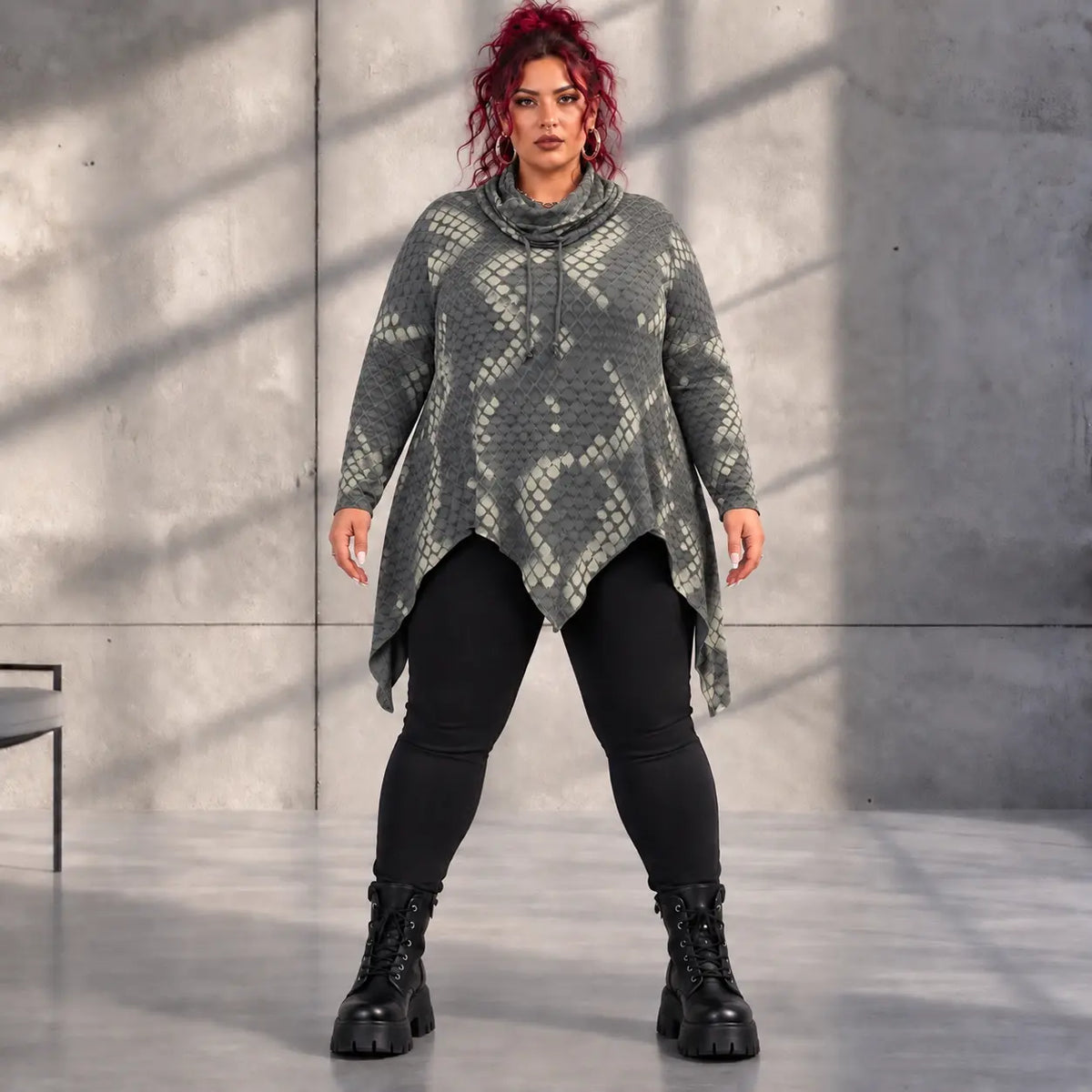 Funky Diva · Shirt · SnakeDiva · 7S790 · Grey