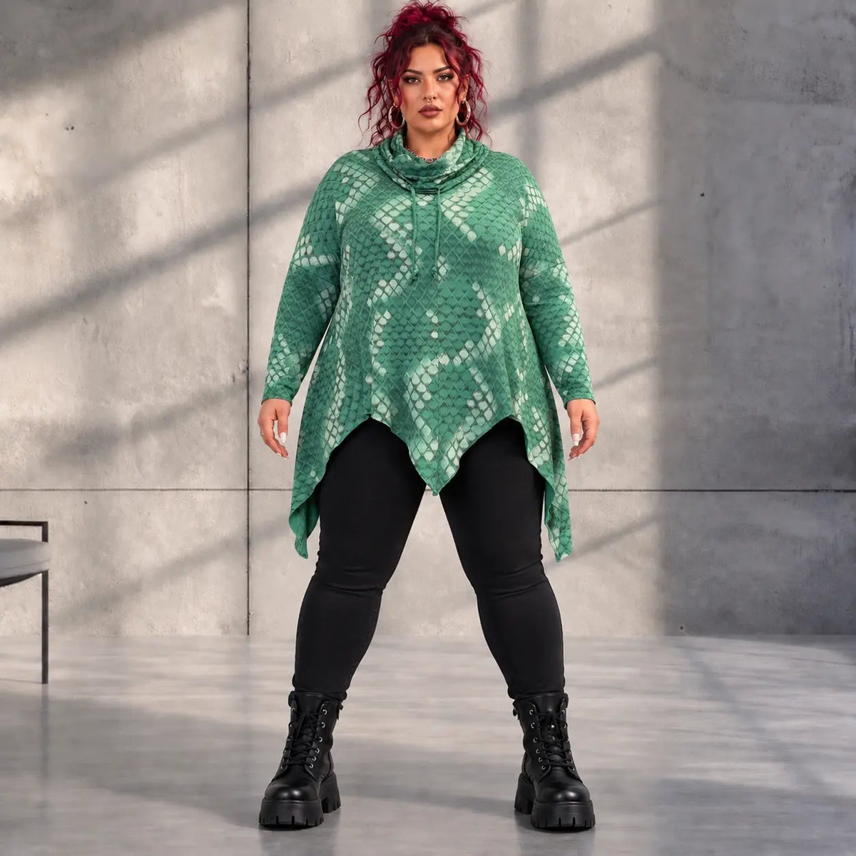 Funky Diva · Shirt · SnakeDiva · 7S790 · Green