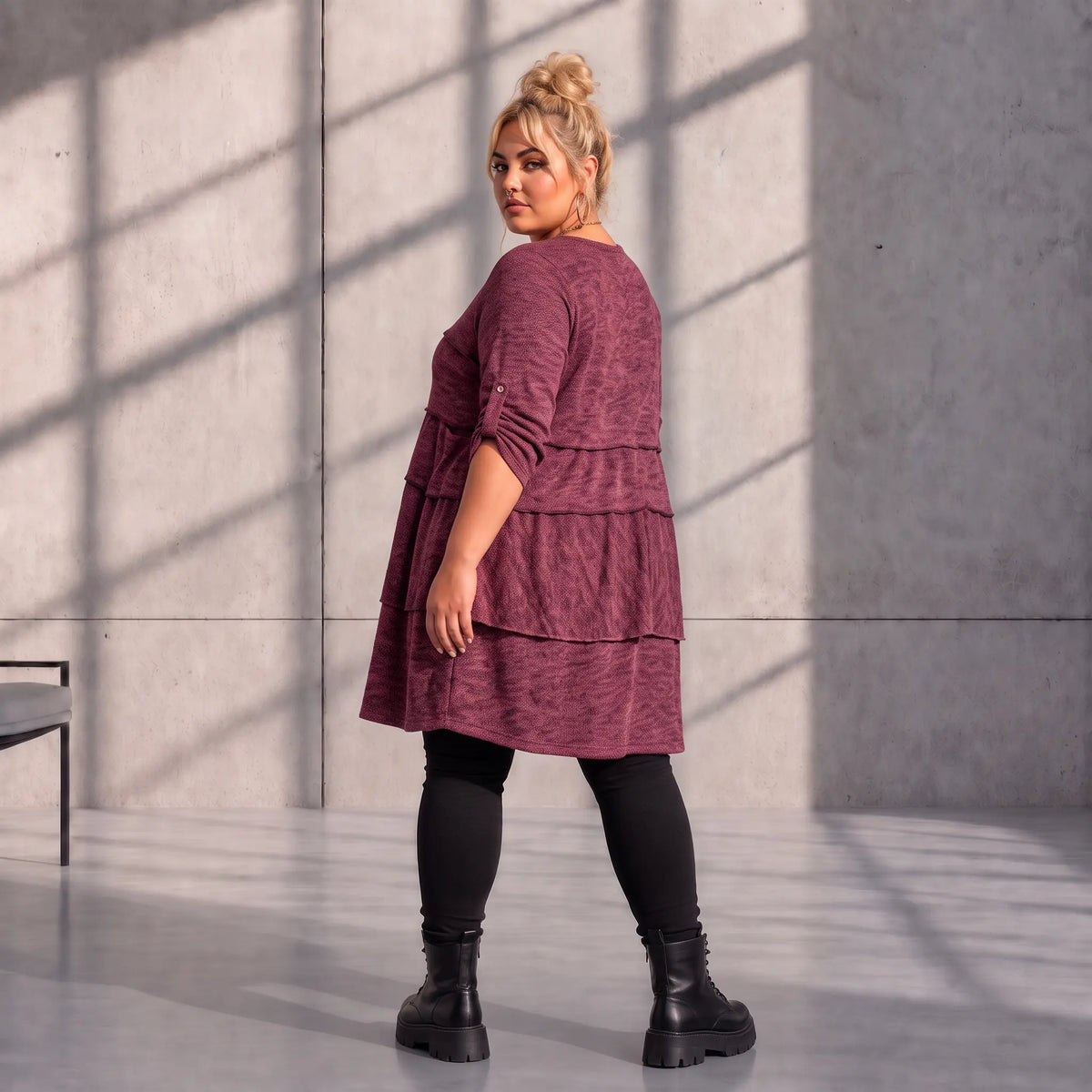 Funky Diva · Shirt · KnittyDiva · KD451 · Wine