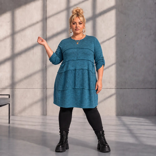 Funky Diva · Shirt · KnittyDiva · KD451 · Petrol