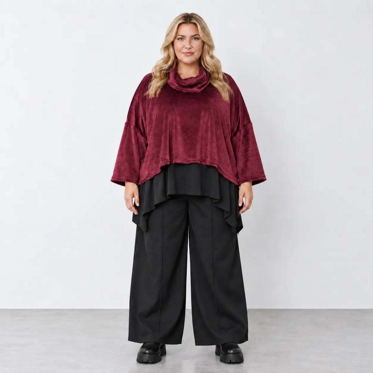 AKH Fashion · Shirt · Elowen · 3019 · Wine