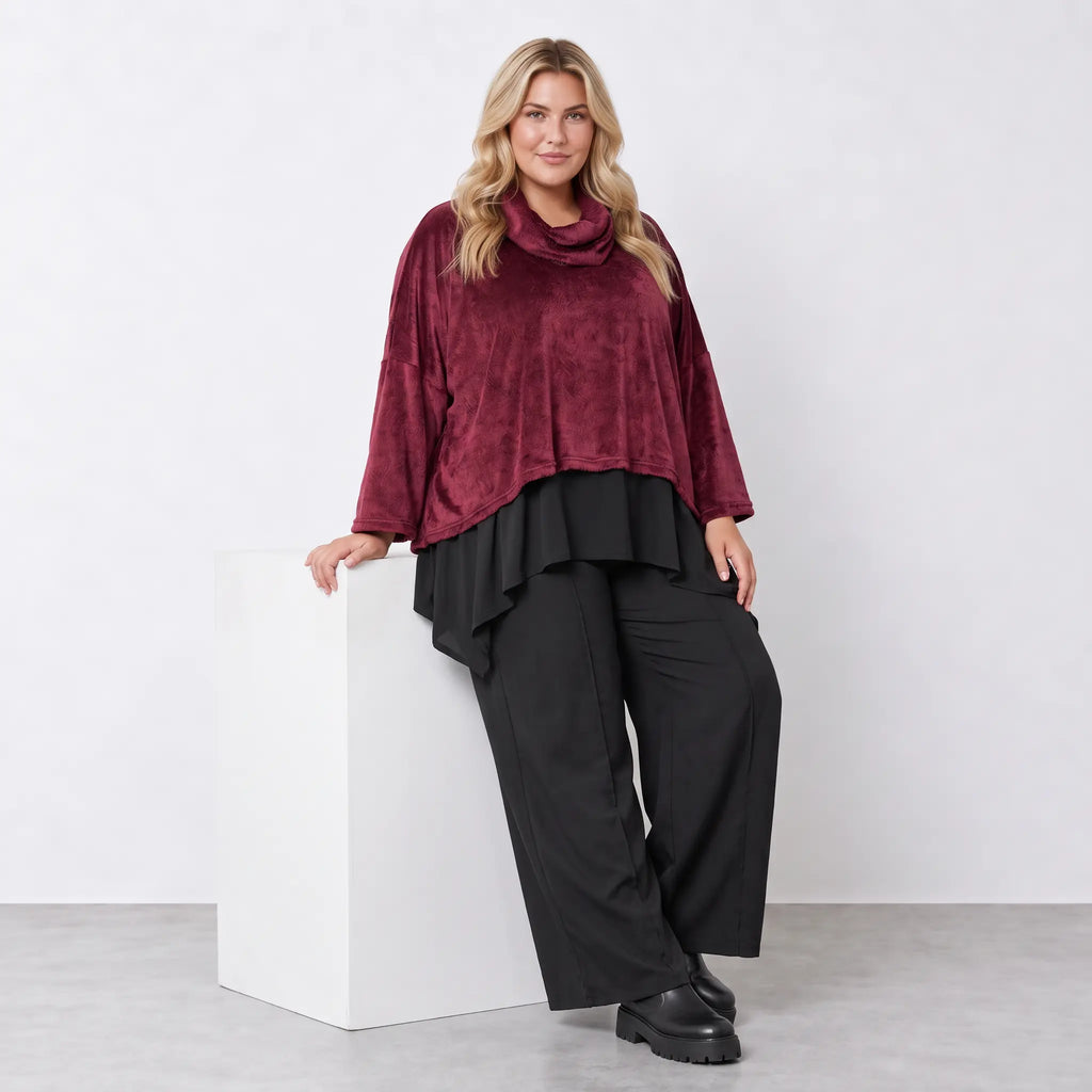 AKH Fashion · Shirt · Elowen · 3019 · Wine