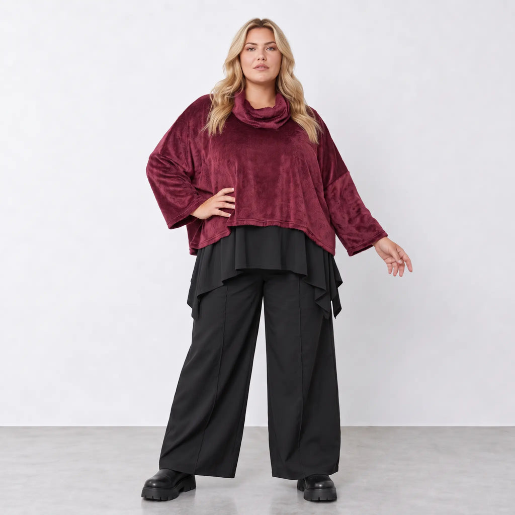 AKH Fashion · Shirt · Elowen · 3019 · Wine