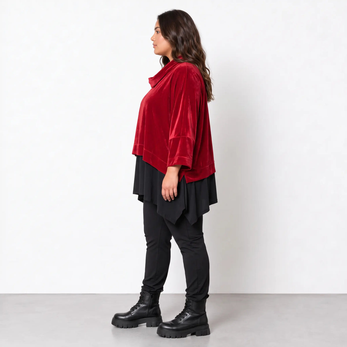 AKH Fashion · Überwurf · Fransi · 7011R · DarkRed