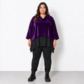AKH Fashion · Überwurf · Fransi · 7011R · Purple