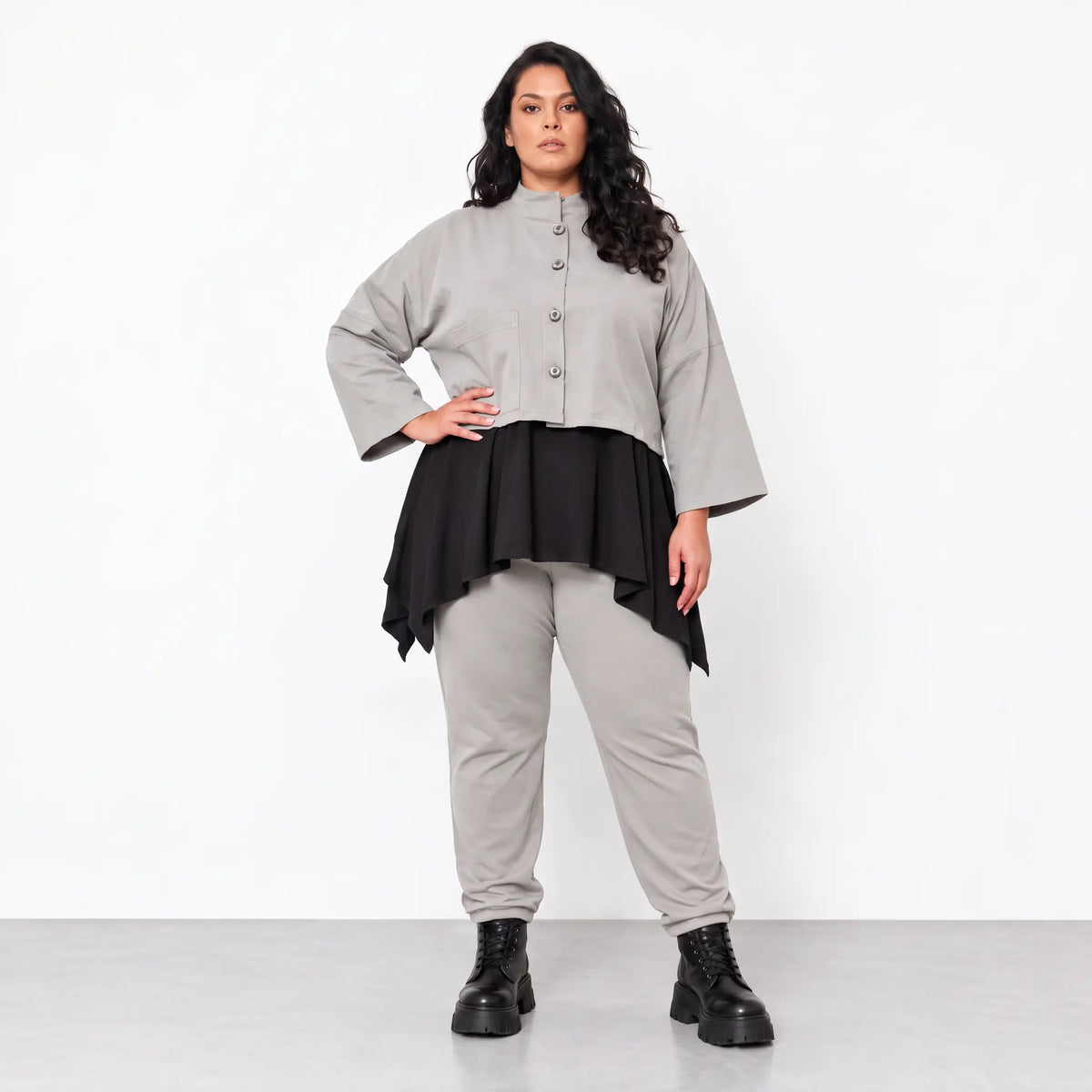 AKH Fashion · Hose · Tenim · 7183 · JeansGrey