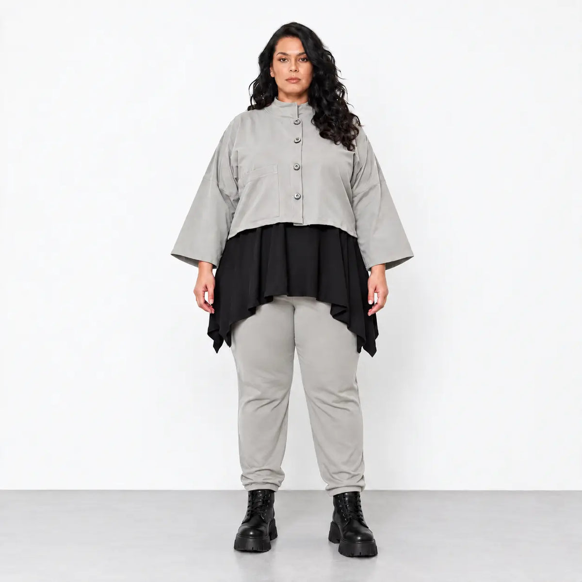 AKH Fashion · Hose · Tenim · 7183 · JeansGrey