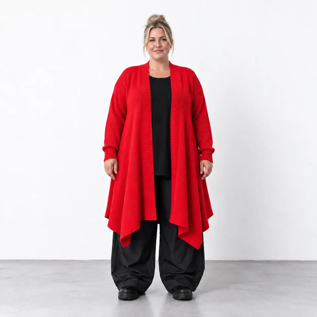 AKH Premium · Cardigan · Warmella · 2636 · CrimsonGlow