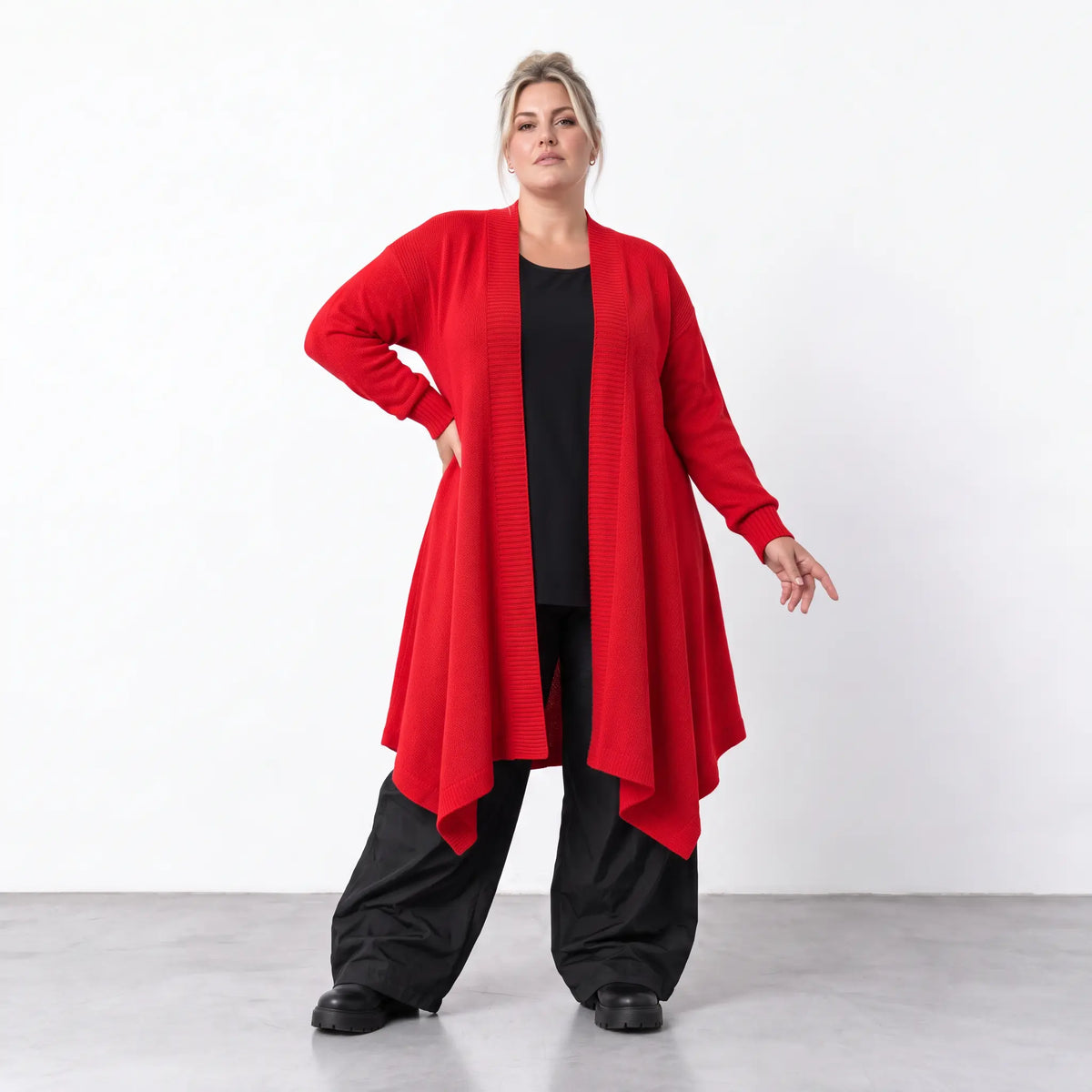 AKH Premium · Cardigan · Warmella · 2636 · CrimsonGlow