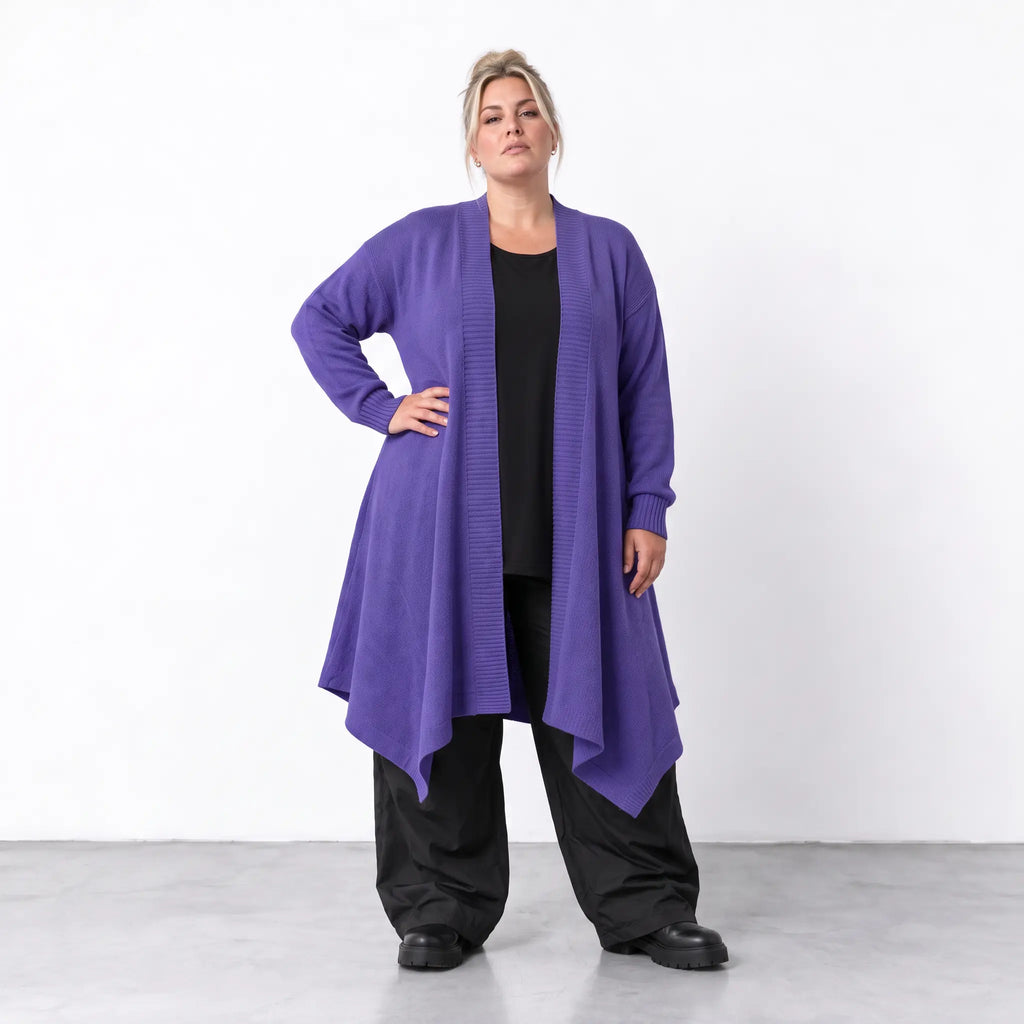 AKH Premium · Cardigan · Warmella · 2636 · Purple