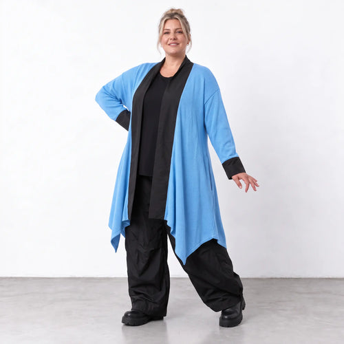 AKH Premium · Cardigan · Warmella · 2637 · FrostBlue