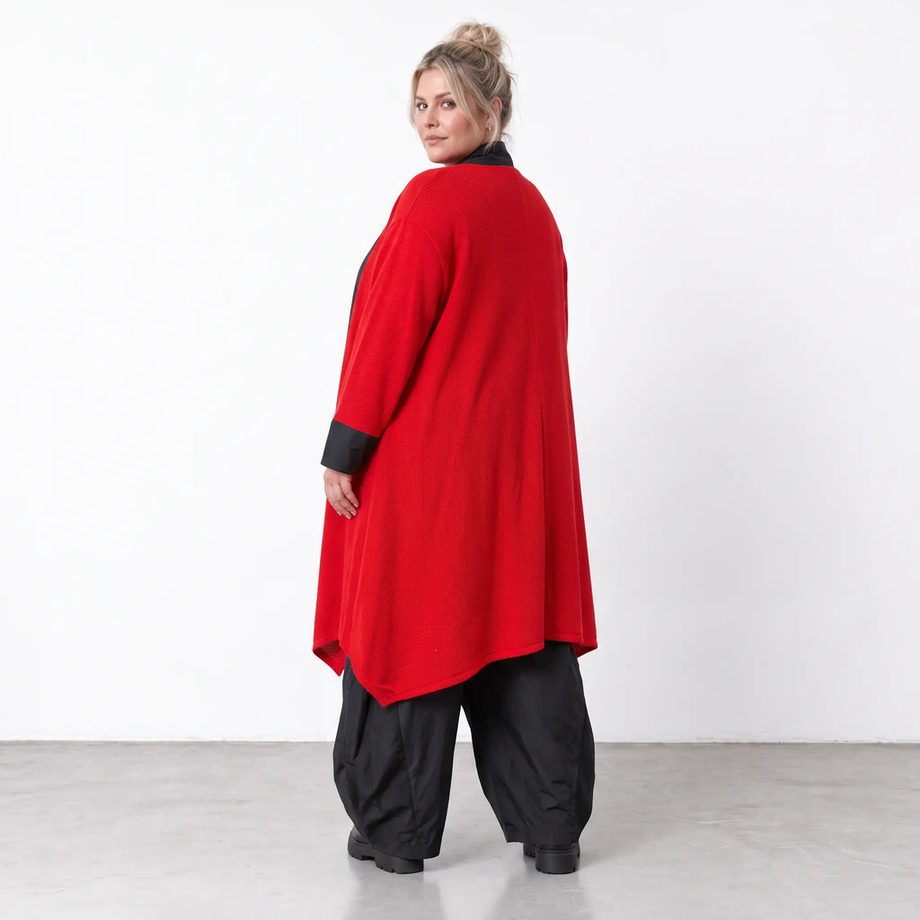 AKH Premium · Cardigan · Warmella · 2637 · CrimsonGlow