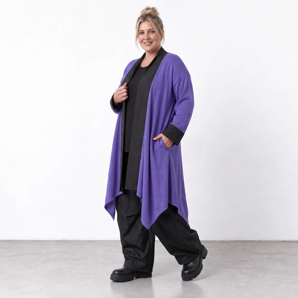 AKH Premium · Cardigan · Warmella · 2637 · Purple