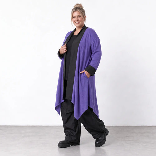 AKH Premium · Cardigan · Warmella · 2637 · Purple