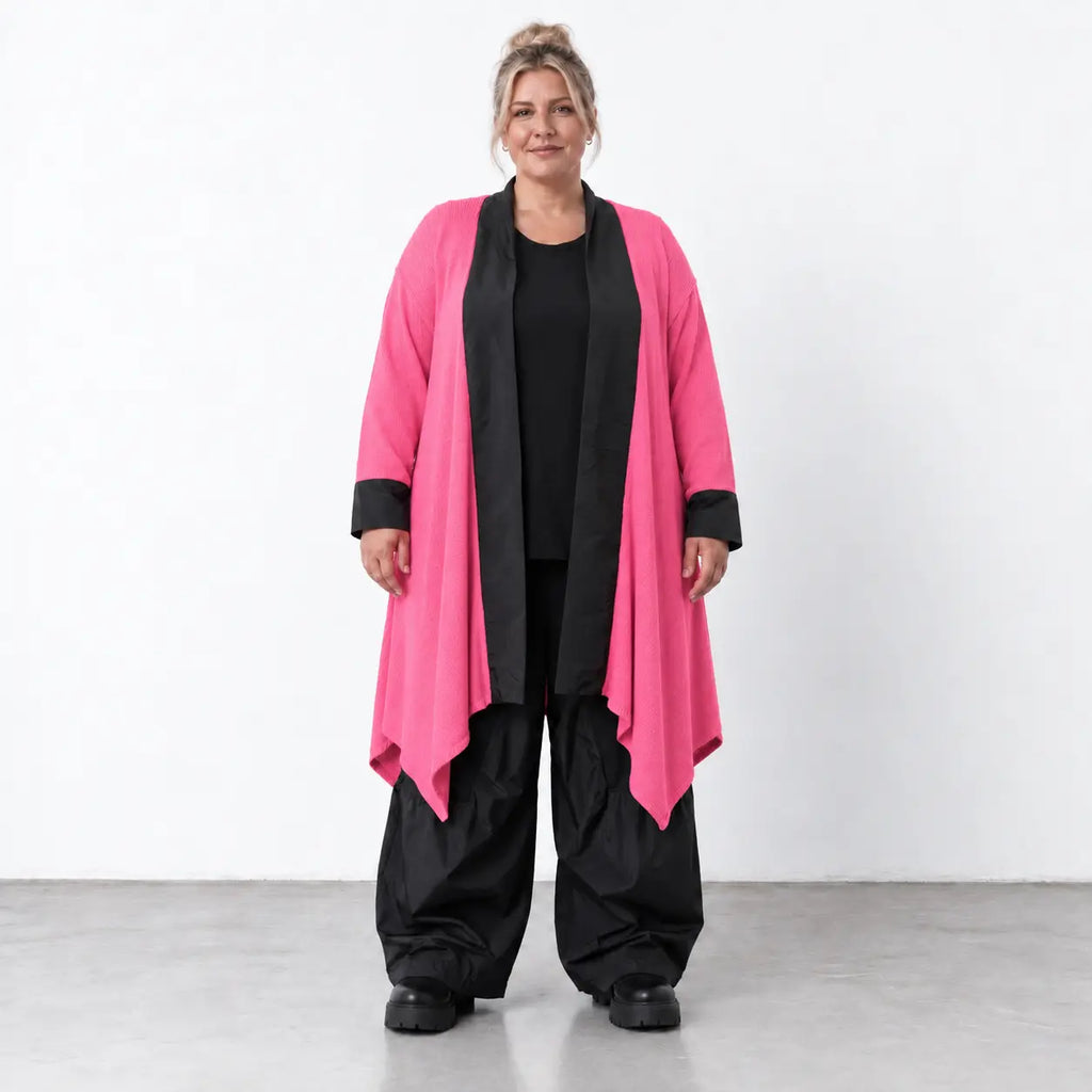 AKH Premium · Cardigan · Warmella · 2637 · HotPink
