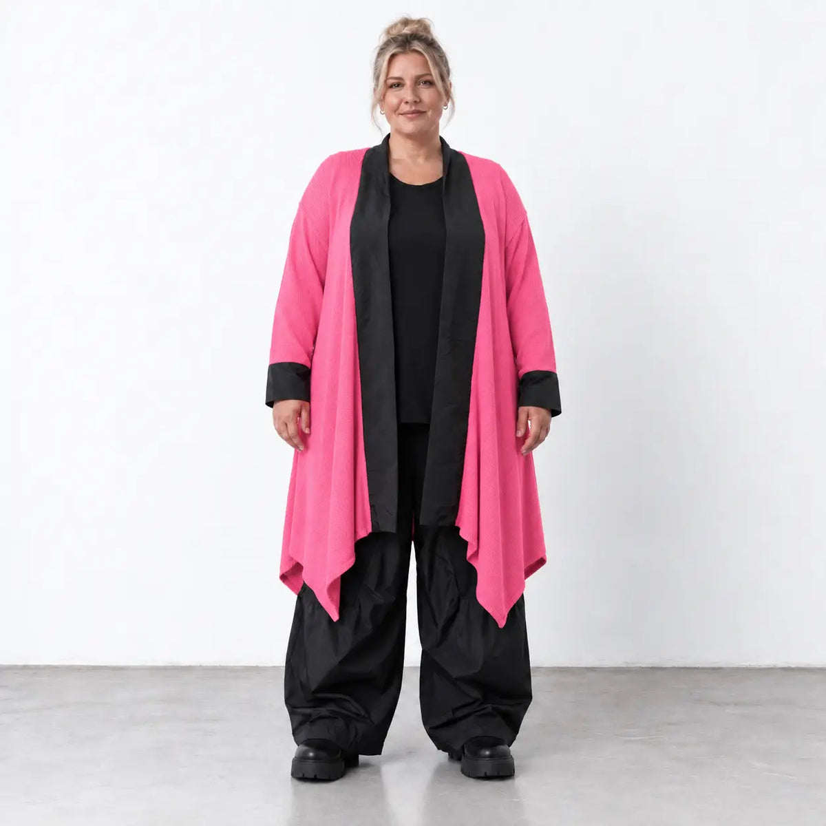 AKH Premium · Cardigan · Warmella · 2637 · HotPink