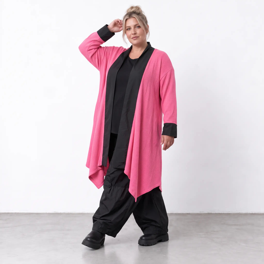 AKH Premium · Cardigan · Warmella · 2637 · HotPink