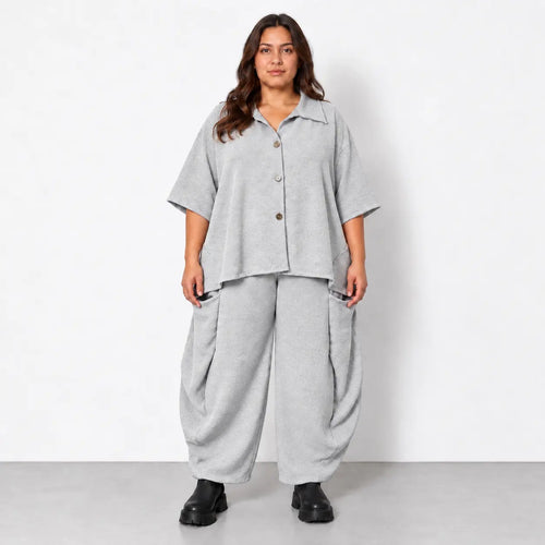 AKH Fashion · Bluse · Rebio · 7092 · AshGrey