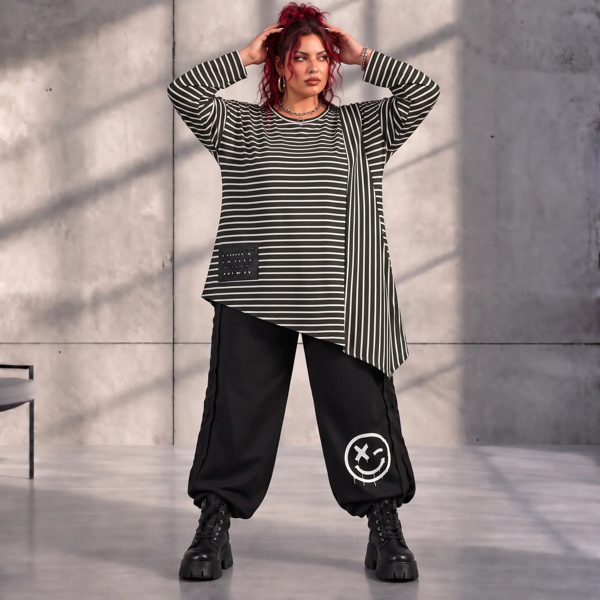 Funky Diva · Shirt · VibeDiva · K225D · DuoBlack