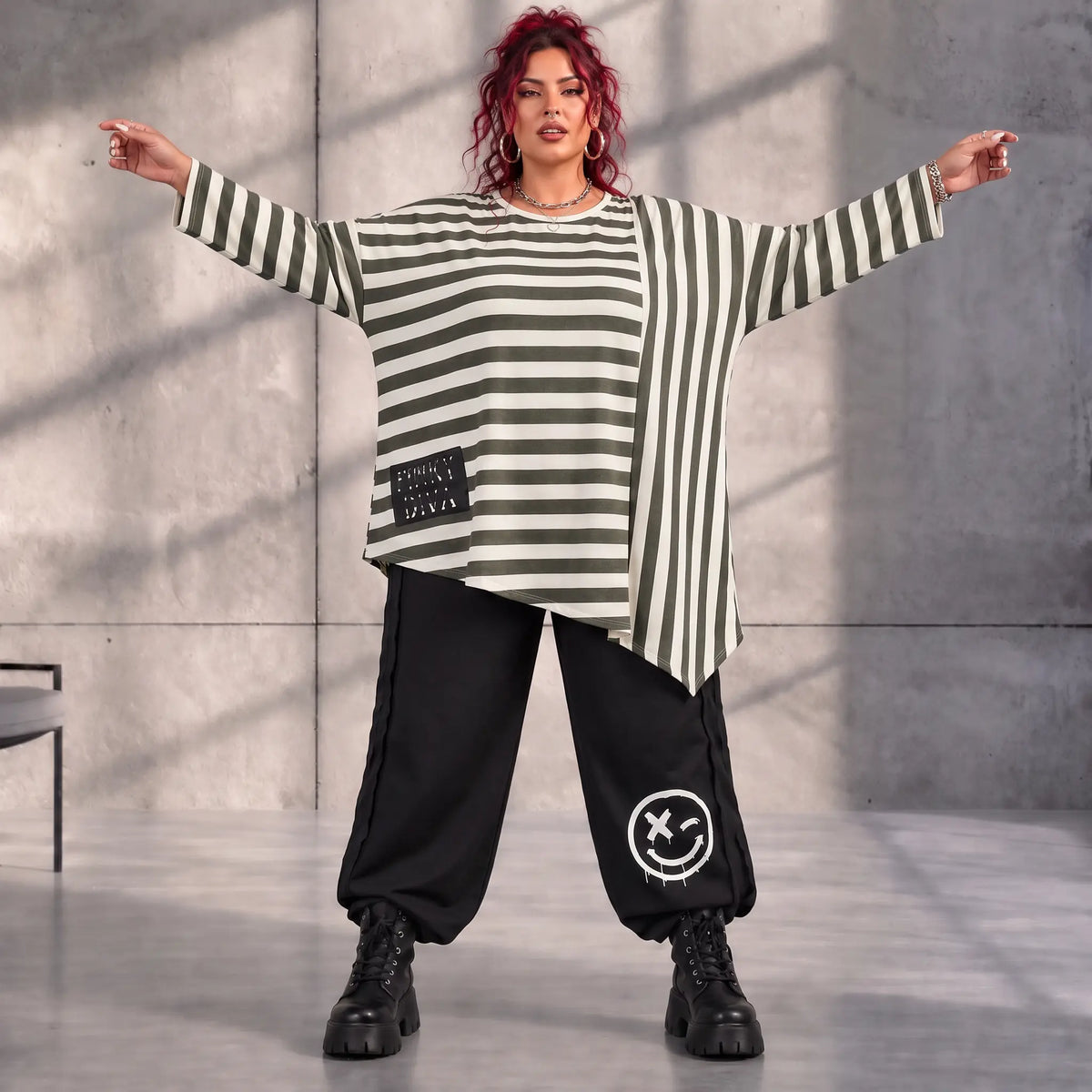 Funky Diva · Shirt · VibeDiva · K225D · DuoGreen
