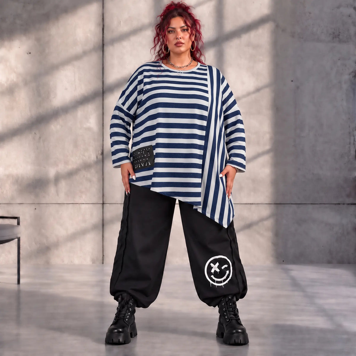 Funky Diva · Shirt · VibeDiva · K225D · BlueDuo
