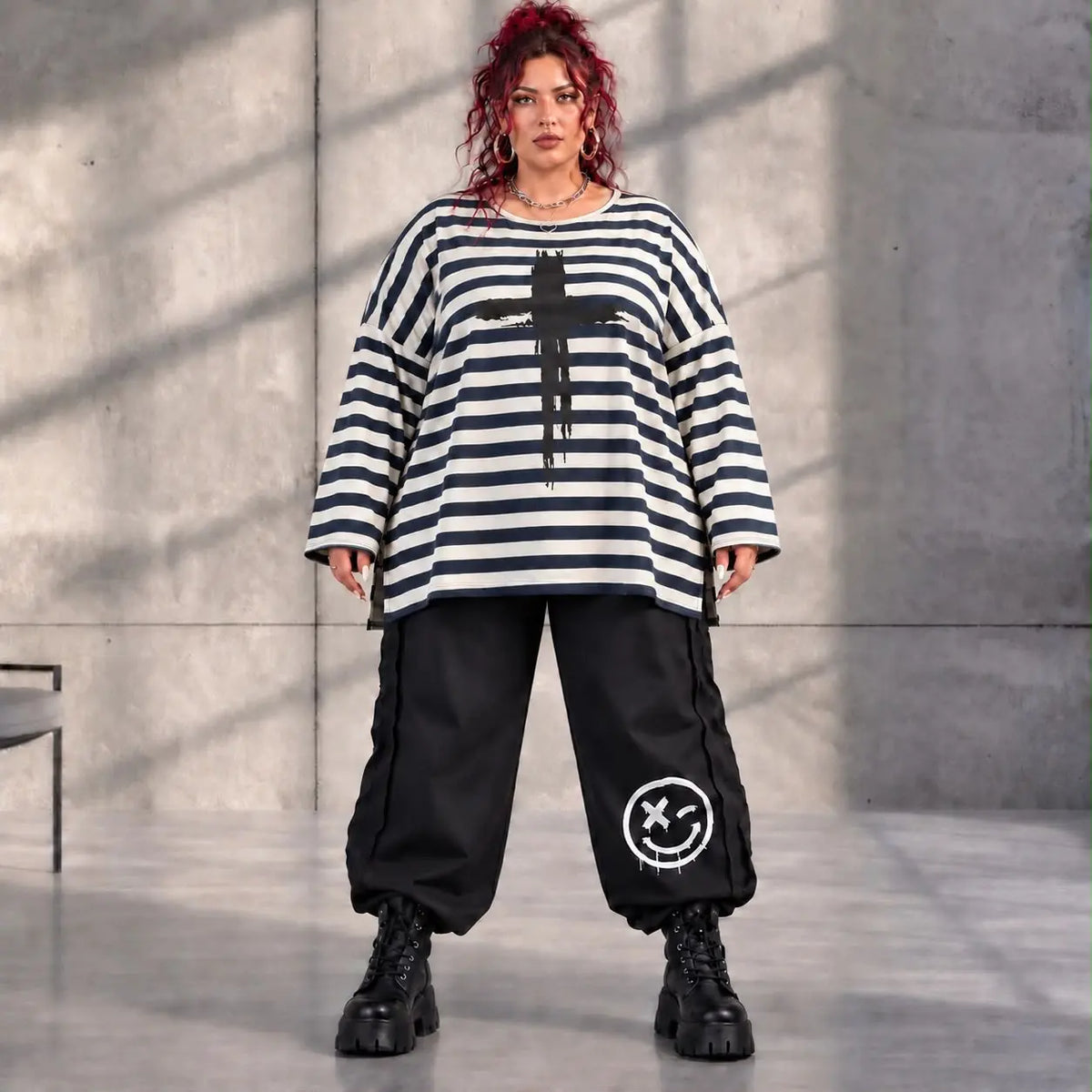 Funky Diva · Shirt · VibeDiva · K446D · DuoNavy