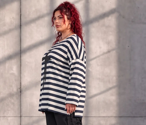 Funky Diva · Shirt · VibeDiva · K446D · DuoNavy