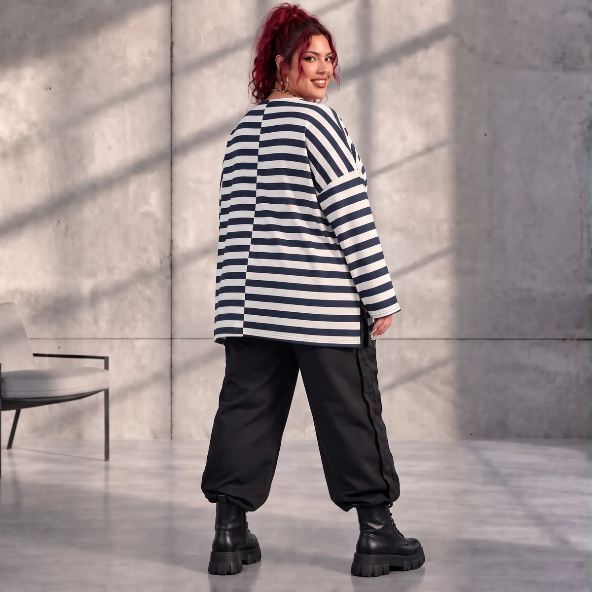 Funky Diva · Shirt · VibeDiva · K446D · DuoNavy