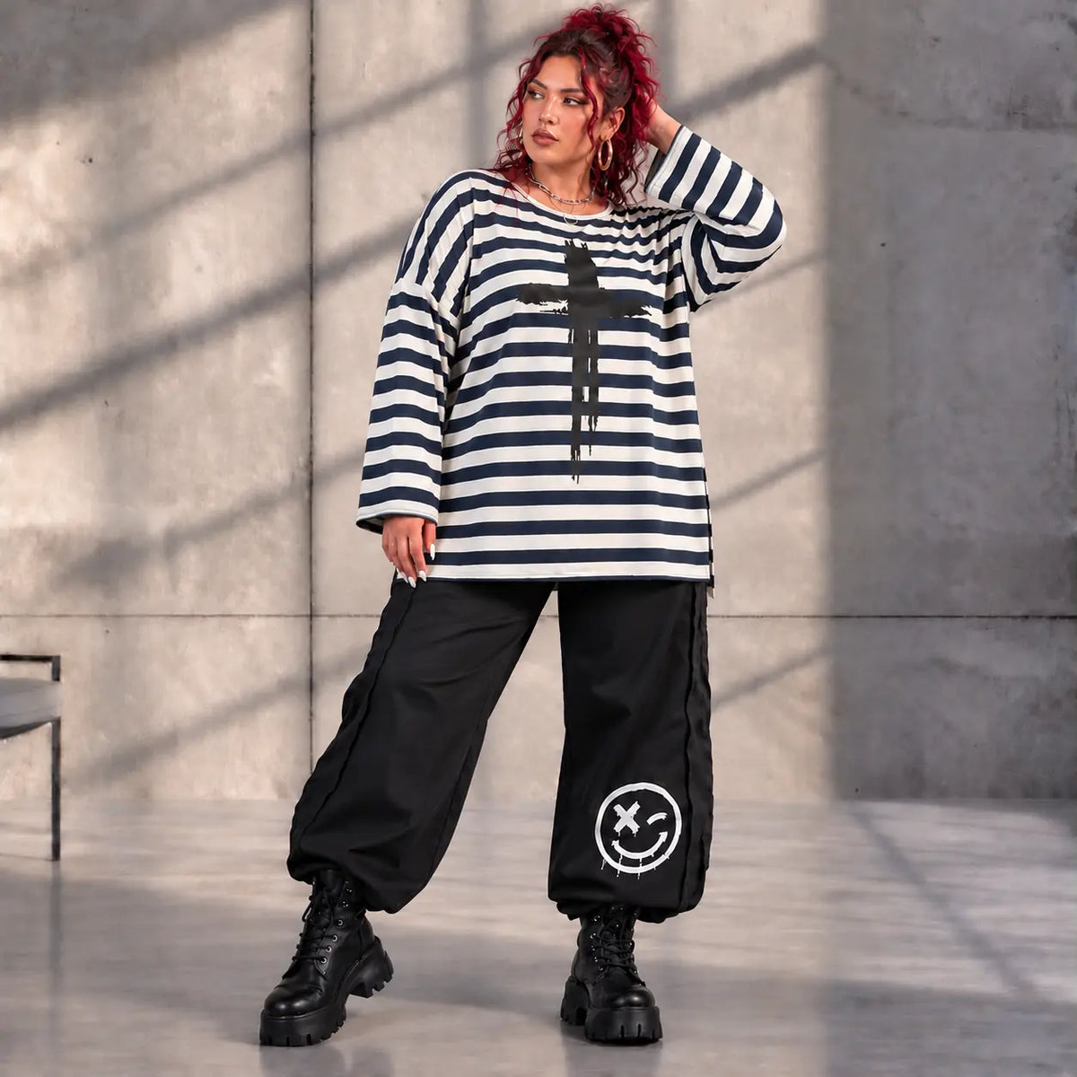 Funky Diva · Shirt · VibeDiva · K446D · DuoNavy