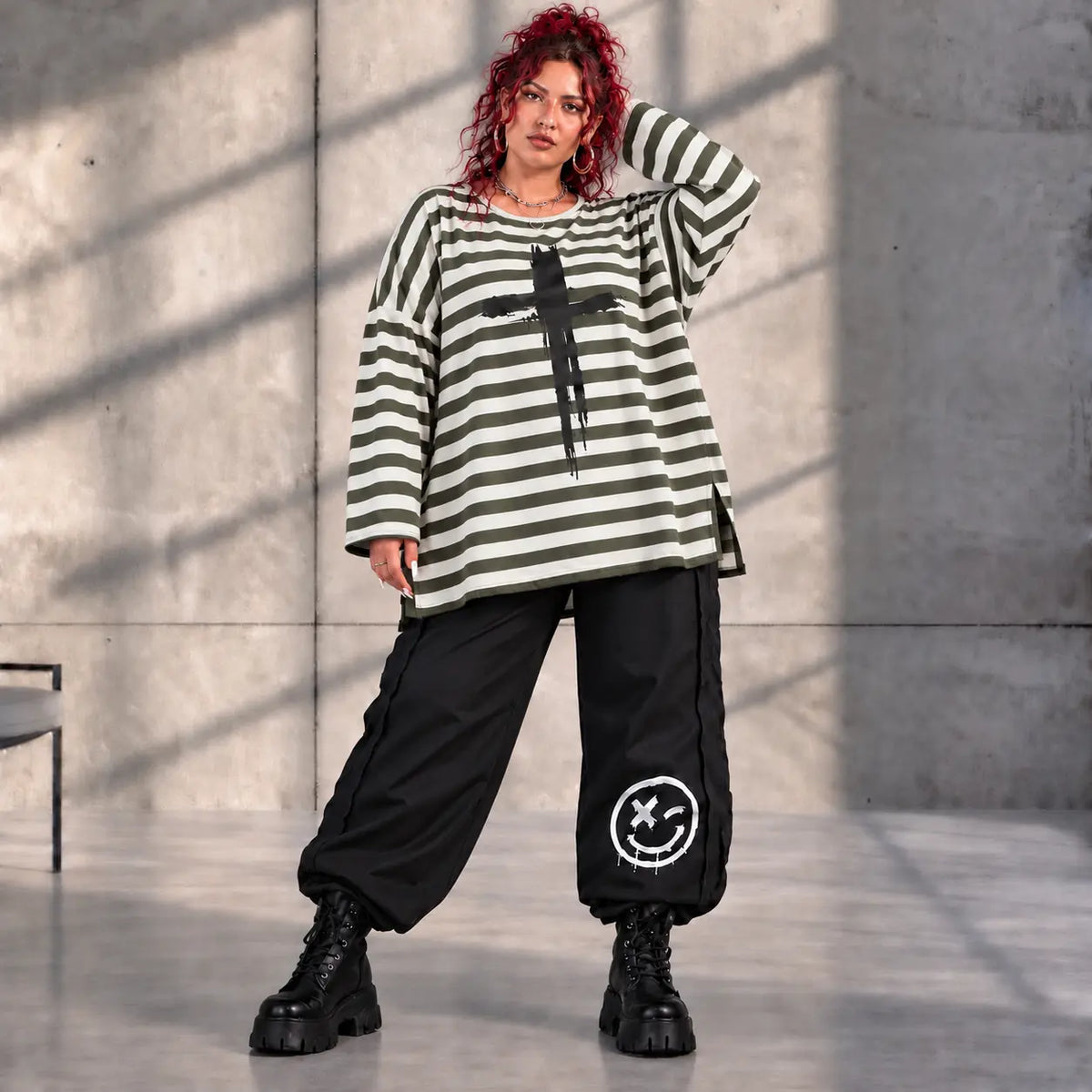 Funky Diva · Shirt · VibeDiva · K446D · DuoGreen