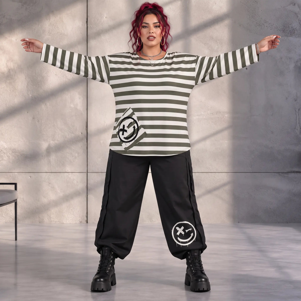 Funky Diva · Shirt · VibeDiva · K556D · DuoGreen